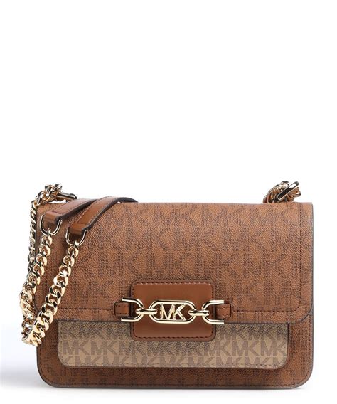 Schultertasche Michael Kors Heather braun 